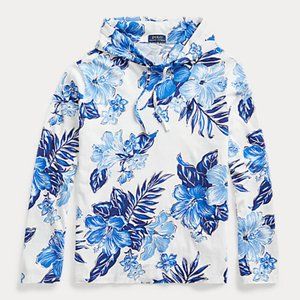 Lightly used Polo Ralph Lauren Men's Floral Hooded T-Shirt XXL